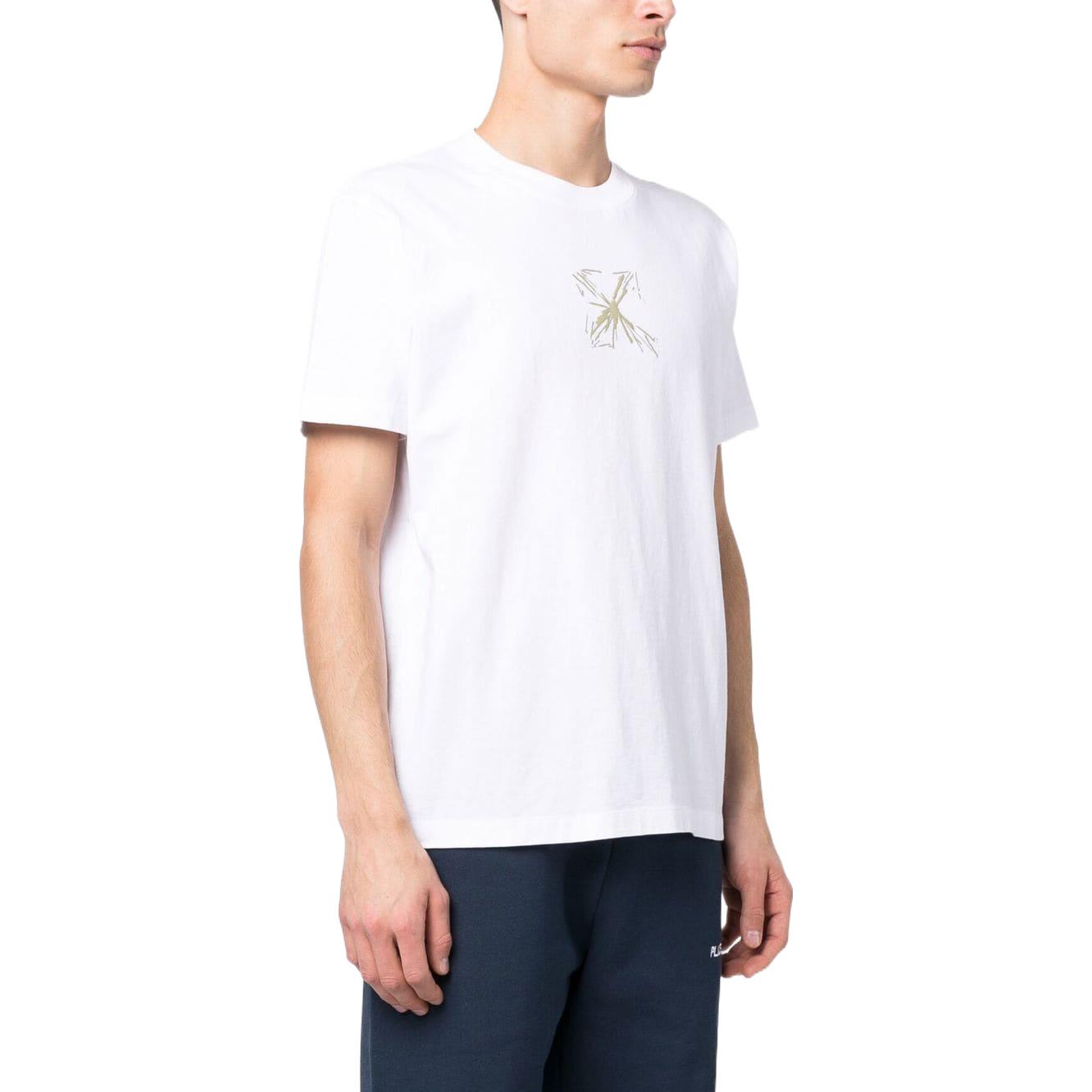 Off-White Arrows-Print Cotton Tee 'White' OMAA027S23JER0050117
