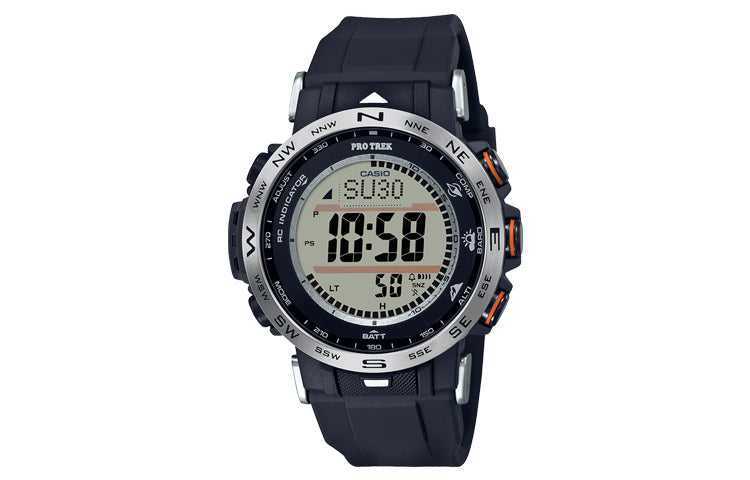 CASIO Sports Solar Powered Mens Black Digital PRW-30-1APR