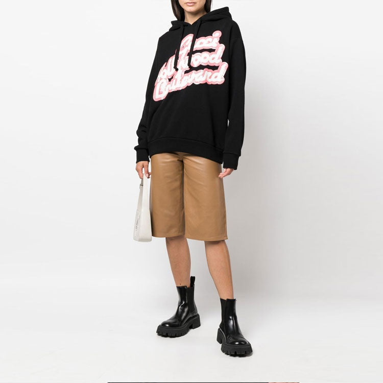 (WMNS) Gucci Hollywood Boulevard Sequinned Hooded Sweatshirt 'Black' 615061-XJEF8-1043