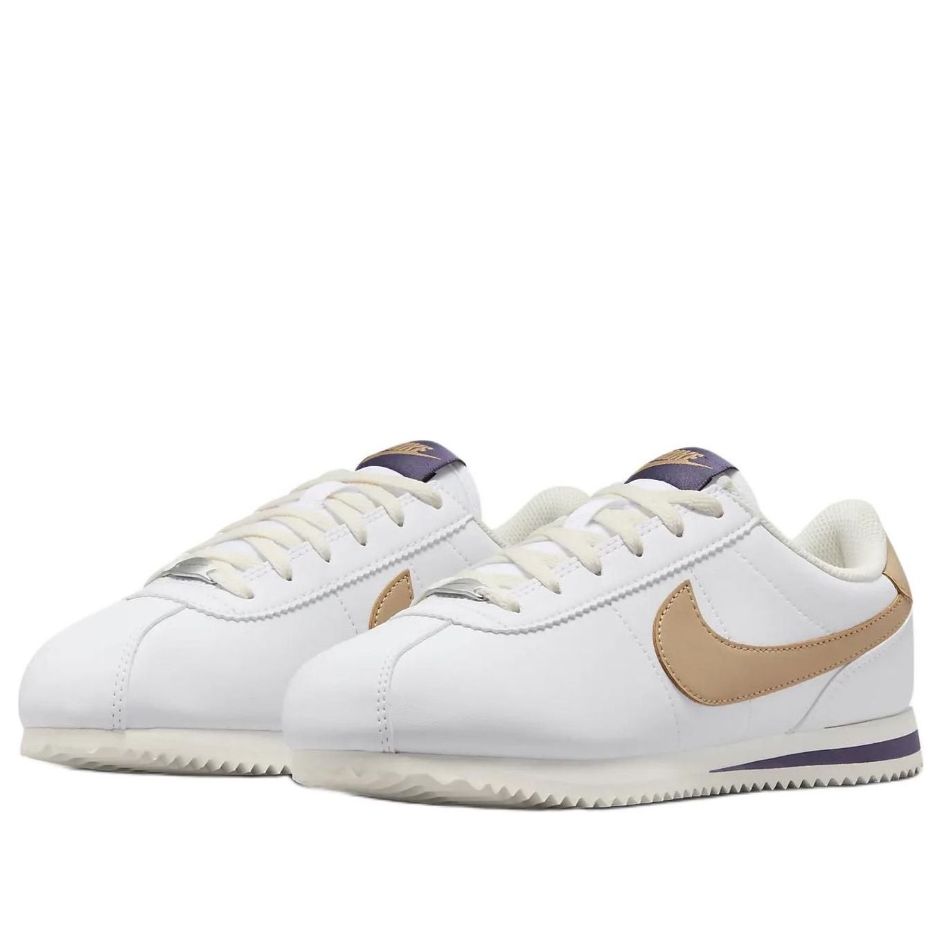 (GS) Nike Cortez 'White Dark Raisin Hemp' DM0950-110