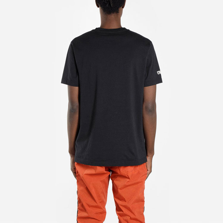 Men's HERON PRESTON Pattern Short Sleeve Black HMAA004F197600030488