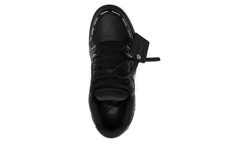 (WMNS) Off-White Out Of Office Low Sartorial Stitching 'Black White' OWIA259S23LEA0101010