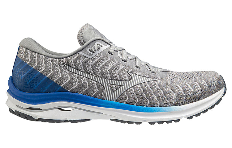 Mizuno Wave Rider 24 Waveknit 'Grey Blue' J1GC207501