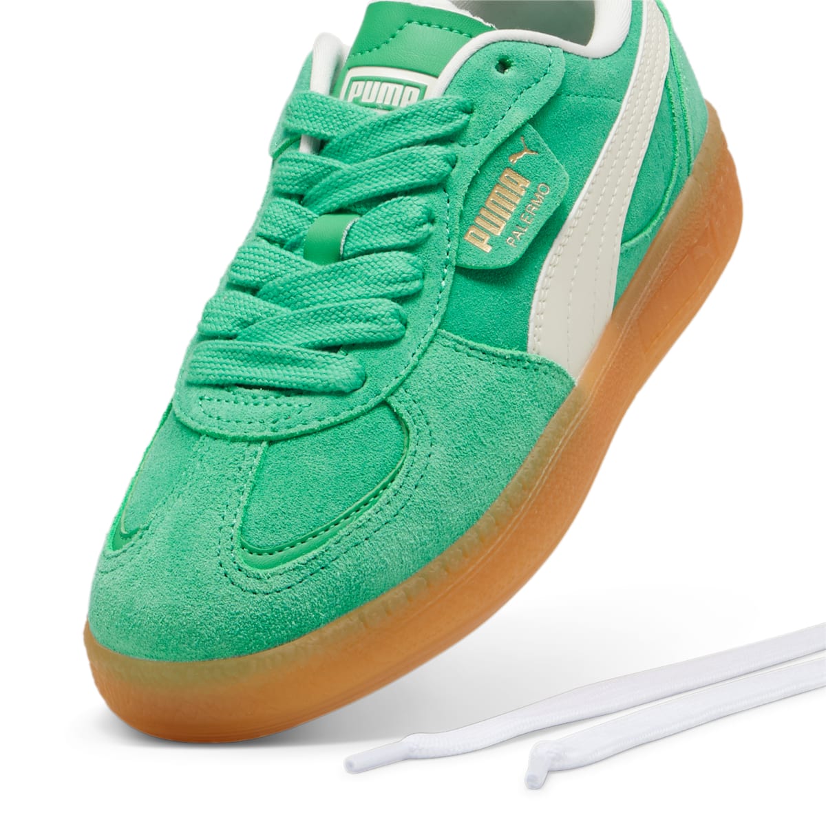 (WMNS) Puma Palermo Moda Xtra Gum 'Green Ivory Gum' 400323-03