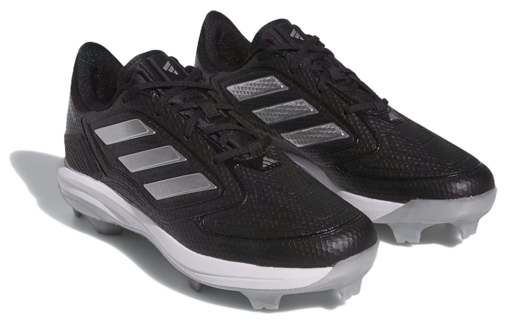 (WMNS) adidas Adizero PureHustle 3 TPU Cleats 'Black Silver Metallic' IG7136
