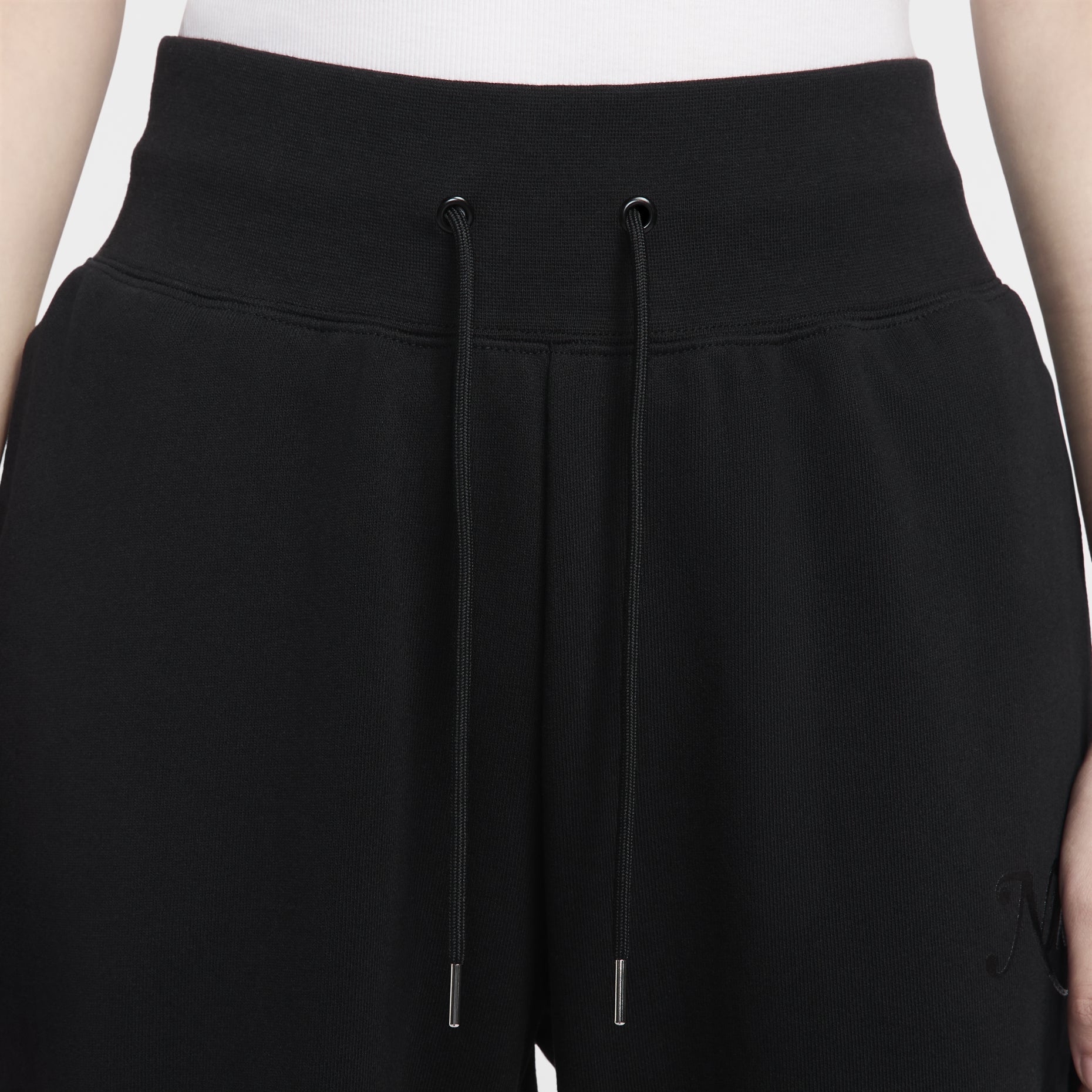 (WMNS) Nike Sportswear Phoenix Fleece Oversize Pants 'Black' HQ4870-010