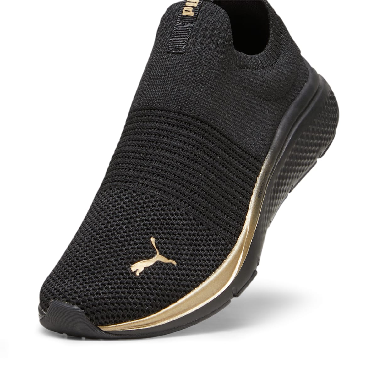 (WMNS) PUMA Softride Pro Echo Slip Metal Running Shoes 'Black' 378782-01