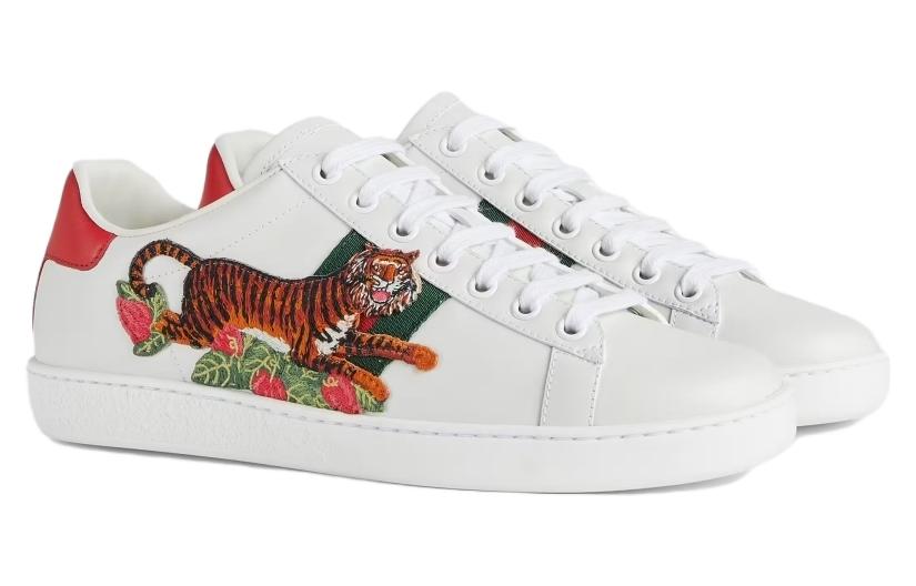 (WMNS) Gucci Ace 'Tiger Patch' 687620-0FI60-9080