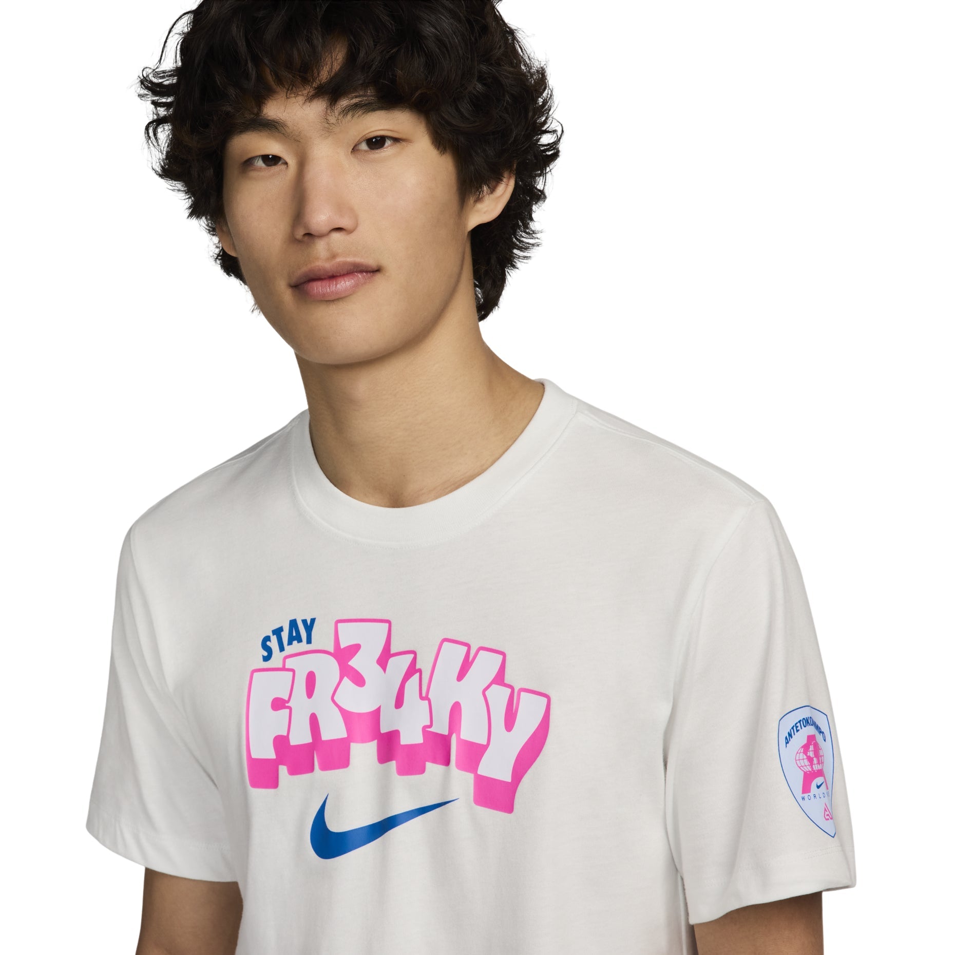 Nike Giannis Basketball T-Shirt 'White' FZ8078-121
