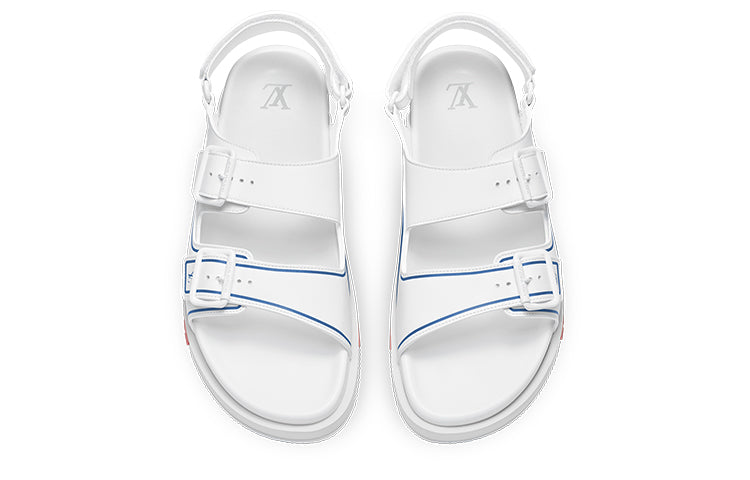 LOUIS VUITTON x NBA Trainer Sandals 'White' 1A8ZLE