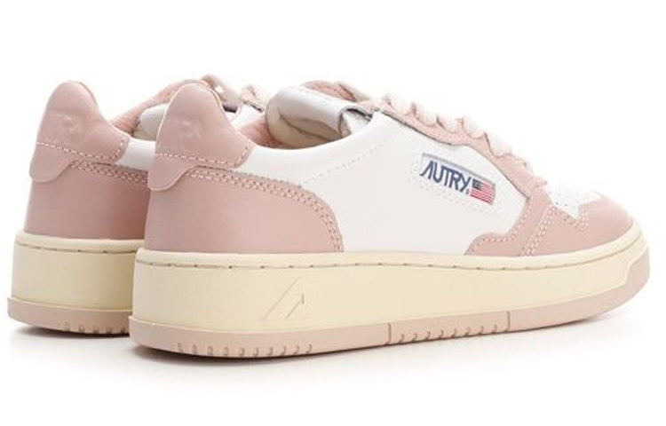 (WMNS) Autry Medalist Leather Low 'White Pink Cream' AULW-WB09