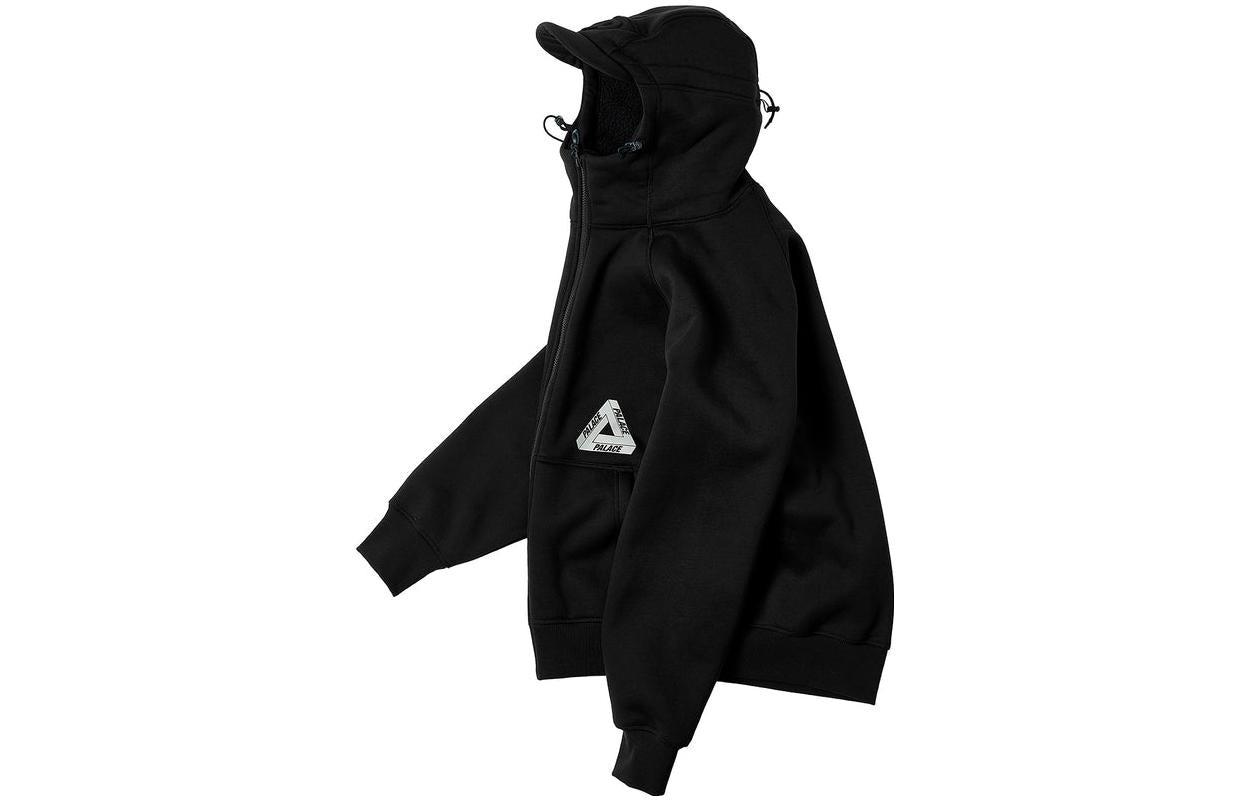 Palace FW23 Thermal Bonded Hoodie 'Black' P25CS105