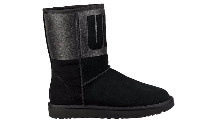 (WMNS) UGG Classic Short Sparkle 1096472-BLK