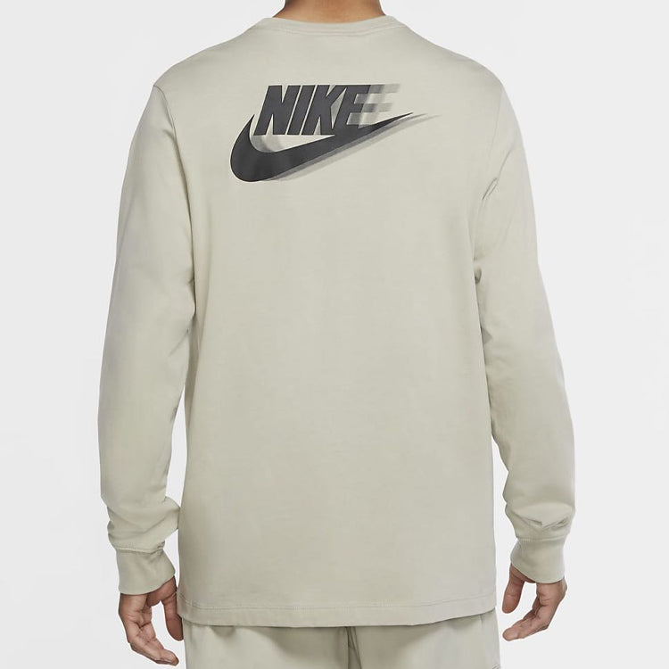 Men's Nike Large Long Sleeves Gray T-Shirt CW5396-230