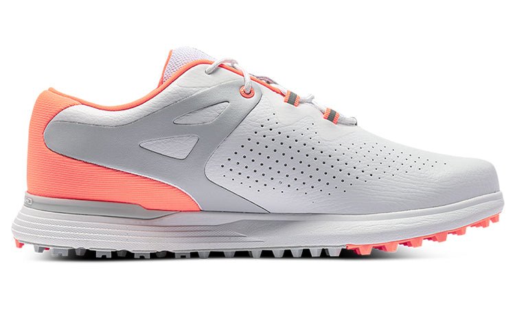 (WMNS) Under Armour Charged Breathe Spikeless 'White Halo Grey' 3023733-101