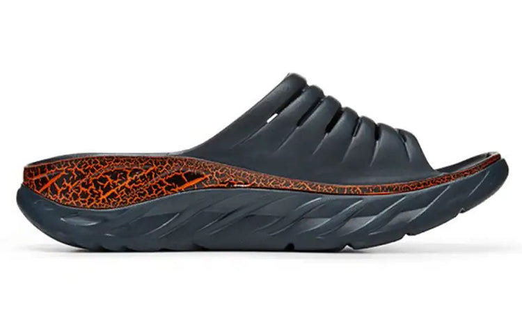 HOKA ONE ONE Ora Recovery Slide 'Blue Graphite Persimmon Orange' 1126850-BGPO