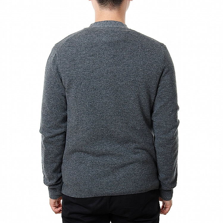 COMME des GARCONS PLAY Kint Cardigan Gold Emblem 'Grey' AZ-N050-051-3