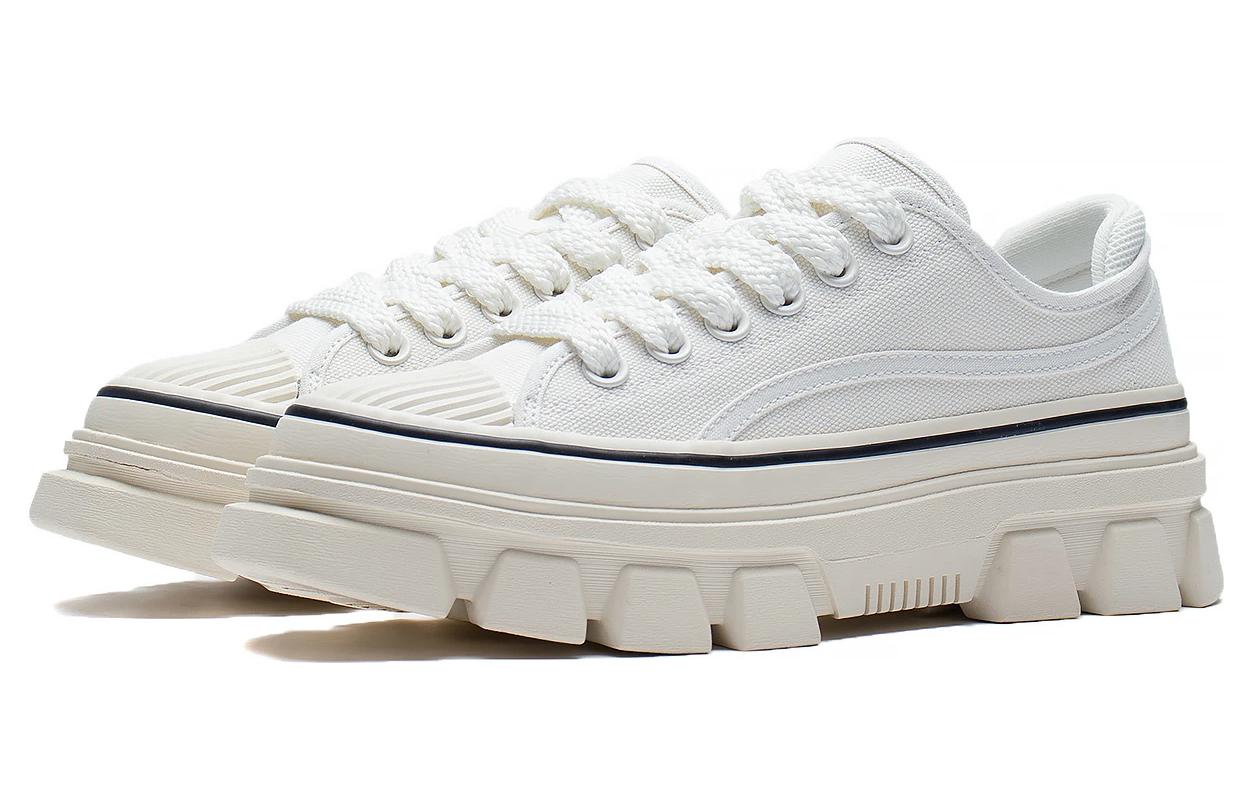 Li-Ning CF Classic Canvas Low 'White' AGCS204-1