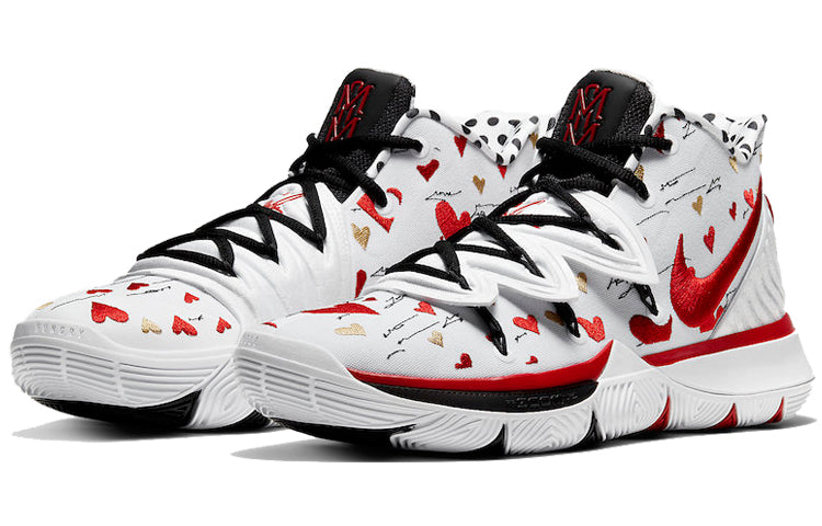 Nike SneakerRoom x Kyrie 5 'I Love You Mom White Red' CU0677-100