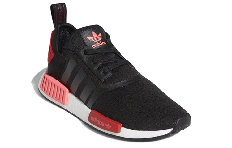 (WMNS) adidas NMD_R1 'Black Scarlet' EH0206