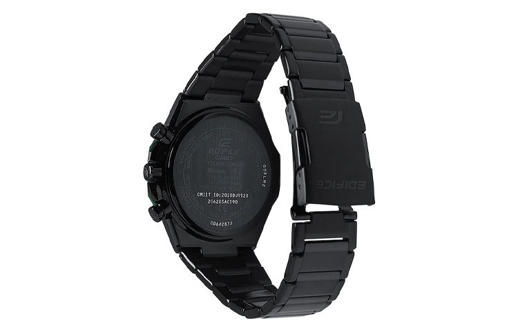 CASIO Male EDIFICE Japan / South Korea Fashion Solar Powered Mens Black Analog EQB-1100XDC-1A