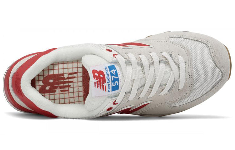 (WMNS) New Balance 574 Grey/Red WL574RSA