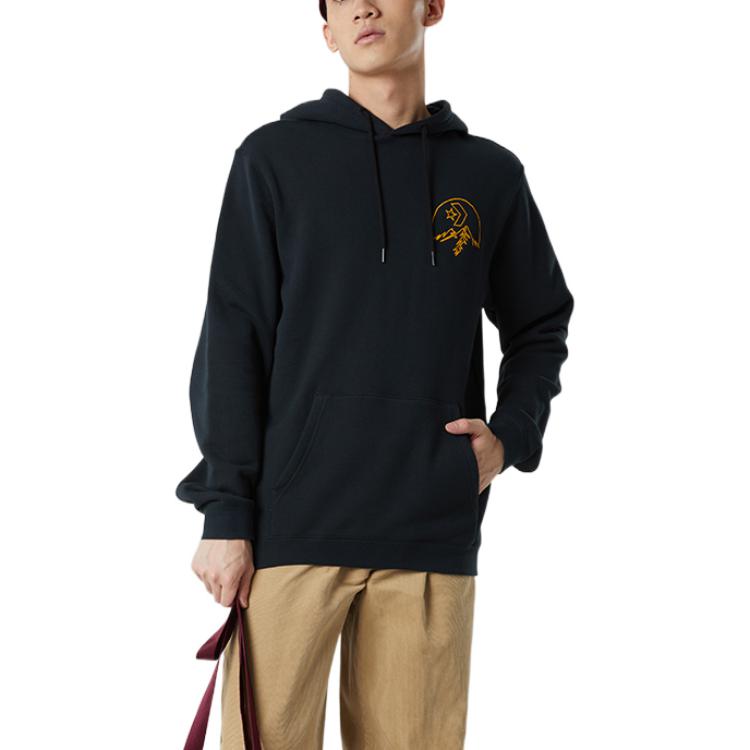 Converse Mountain Logo Hoodie Asia Sizing 'Black' 10025050-A01
