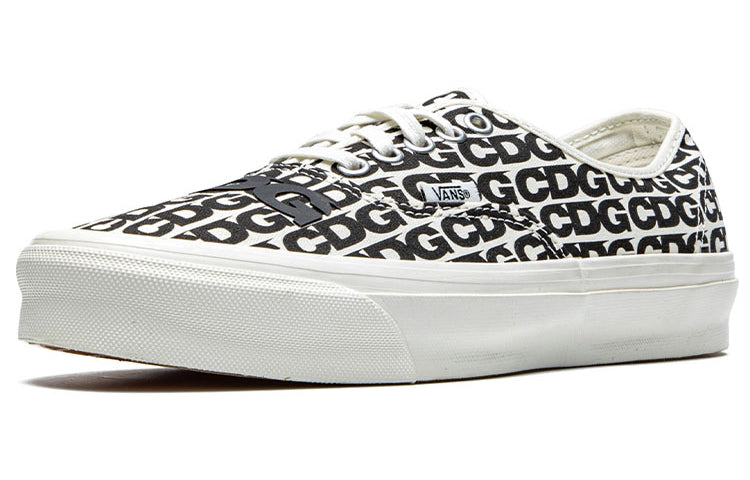 Vans COMME des GARCONS x OG Authentic LX 'CDG Print - Blanc De Blanc' VN0A4BV9SHM