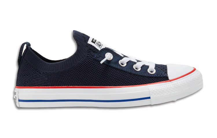 (WMNS) Converse Shoreline Knit Slip Chuck Taylor All Star Black White Sneakers 'Black White' 567027F