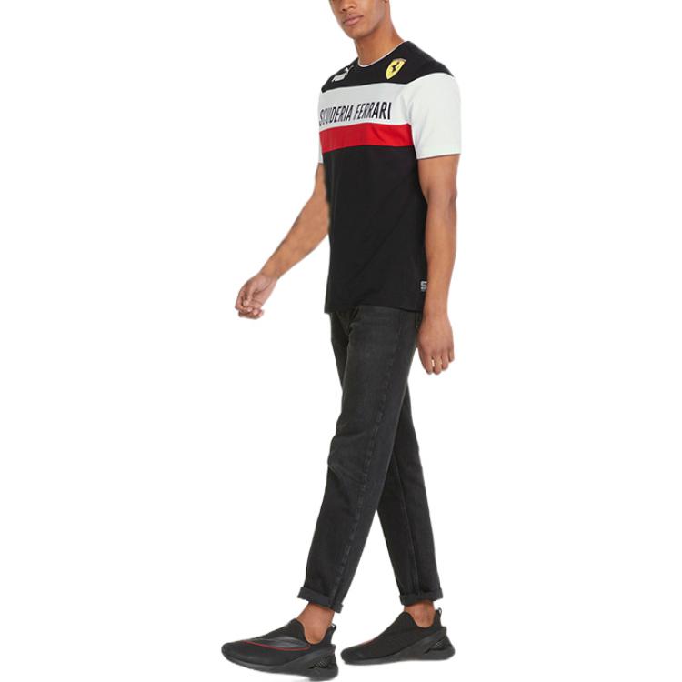 PUMA Ferrari Race SDS Short Sleeve T-Shirt 'Black' 533743-01