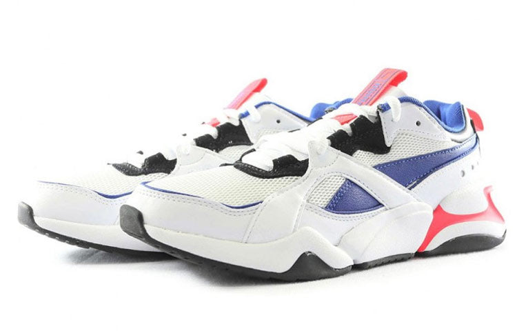 (WMNS) PUMA Nova 2 Low-Top Running Shoes White/Blue 370957-04