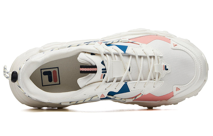 (WMNS) FILA Fluid Low Tops Sports Shoe White Blue F12W114111FWM