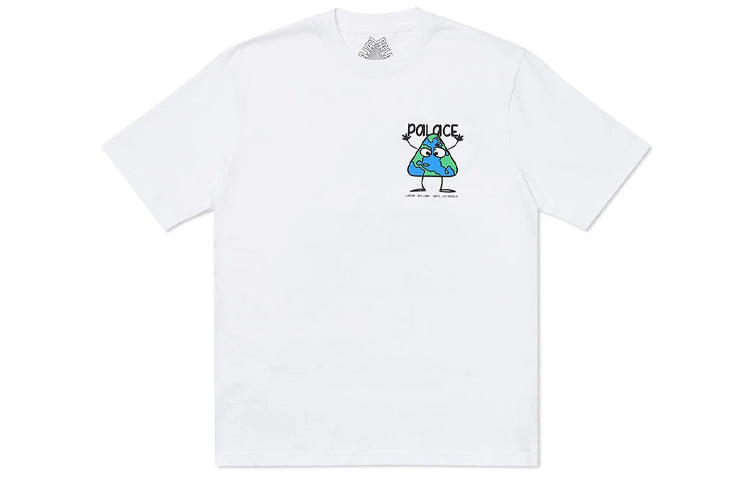 Palace Globlerone T-Shirt 'White' P18TS150
