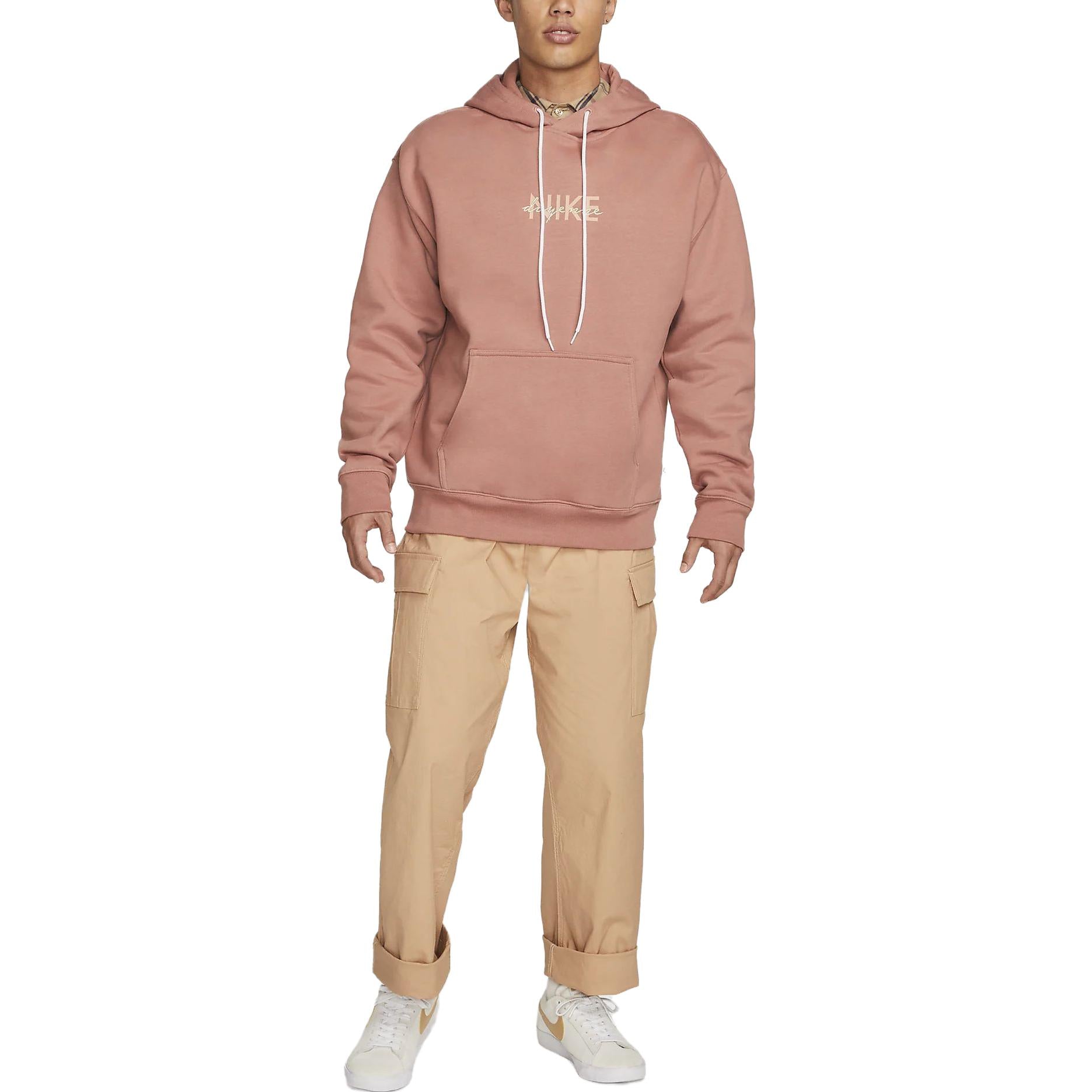 Nike SB x Doyenne Fleece Pullover Hoodie 'Fossil Rose' FD2156-668