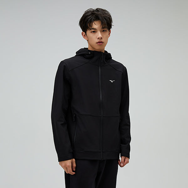 Mizuno Essentials Logo Windbreaker Jacket 'Black' K2CE41D1