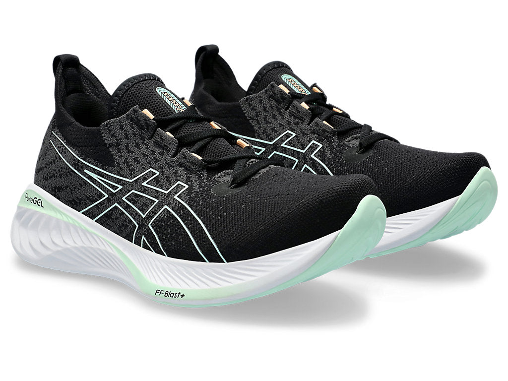 (WMNS) ASICS Gel-Cumulus 25 'Black Light Green' 1012B501-002