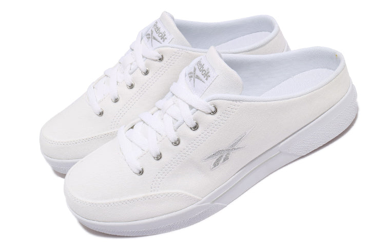 Reebok Slice Mule Canvas 'White Metallic Silver' FX3920