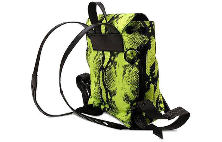 Off-White Unisex Nylon Snake Backpack Mini Yellow OWNB007S19D850446200