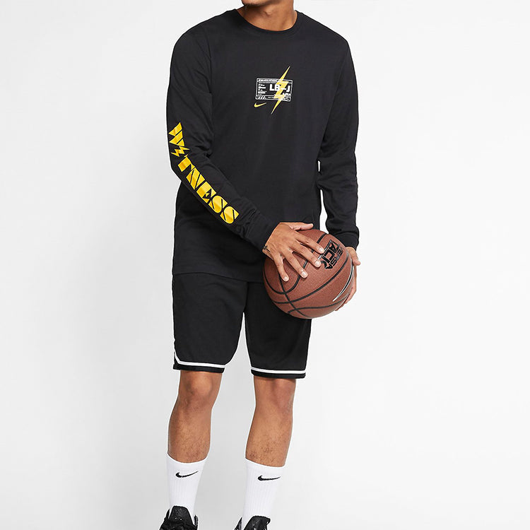 Nike Dri-FIT LeBron James Basketball Long Sleeves Black CD1124-010