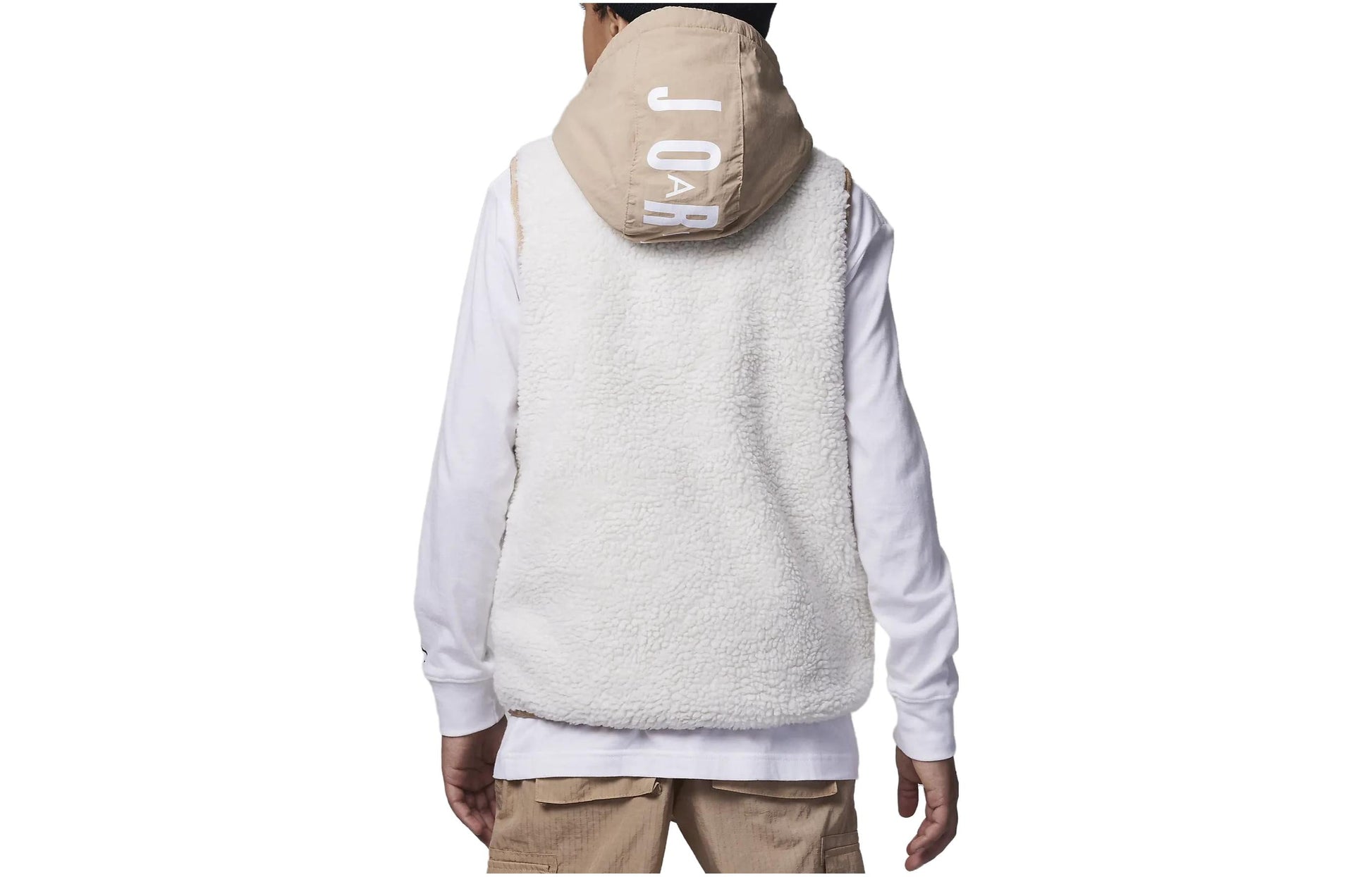 (GS) Air Jordan Sherpa Vest 'Beige' FV2511-133
