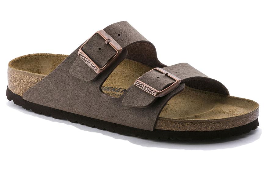 Birkenstock Arizona Birko-Flor Birkibuc Narrow Fit 'Mocca' 0151183
