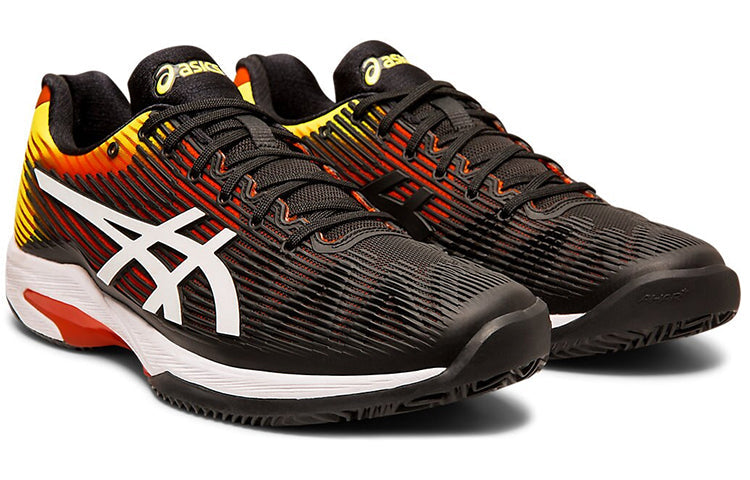 ASICS Solution Speed Ff Clay Running Shoes Black/White/Orange 1041A004-809