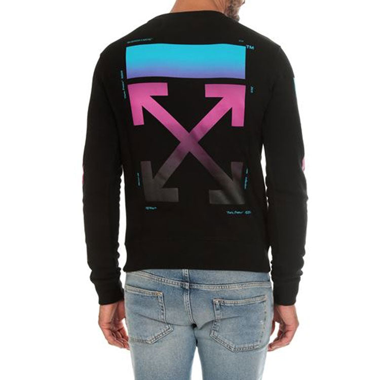 Off-White Diag Gradient Crewneck OMBA025F18192005-BK