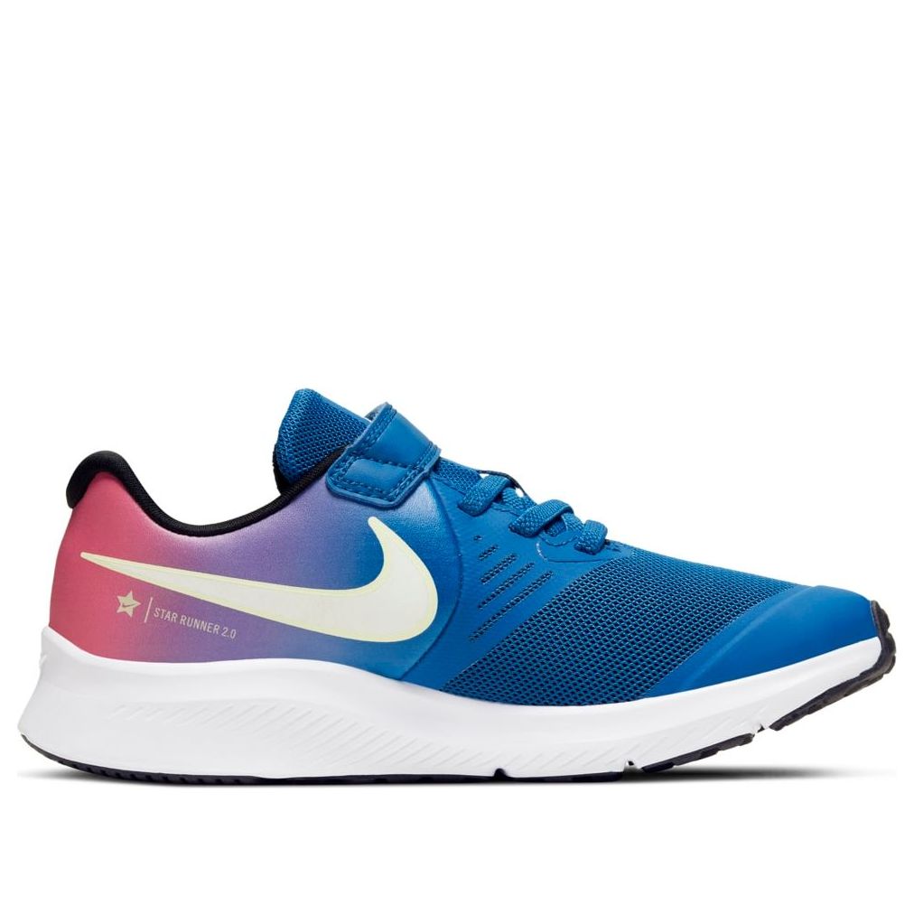 (PS) Nike Star Runner 2 D2N 'Blue Red' CJ2095-400
