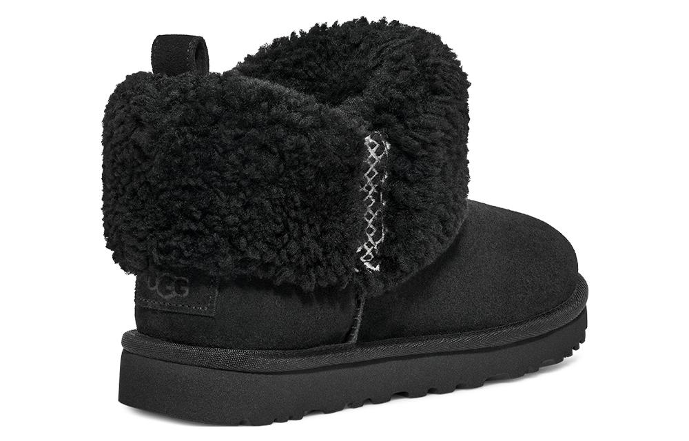 (WMNS) UGG Classic Ultra Mini Braid 'Black' 1151750-BLK