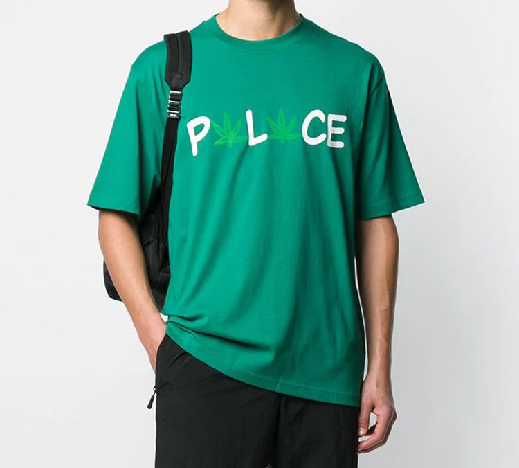 PALACE Pwlwce Printing Short Sleeve Unisex Green P16TS132