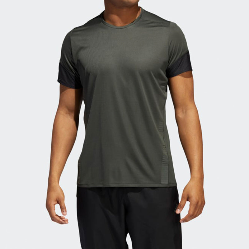 Men's adidas 25/ Running Short Sleeve Brown EI6318