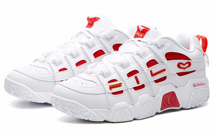 FILA Barricade White/Red F12M111228FFR