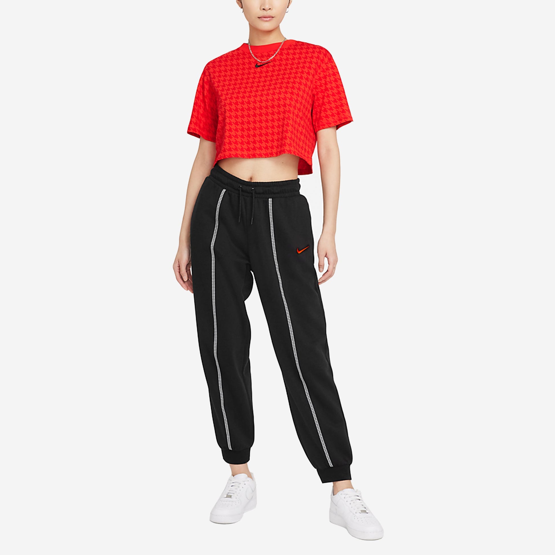 (WMNS) Nike Sportswear Icon Clash Leisure Sports Short Sleeve Red DD5034-673