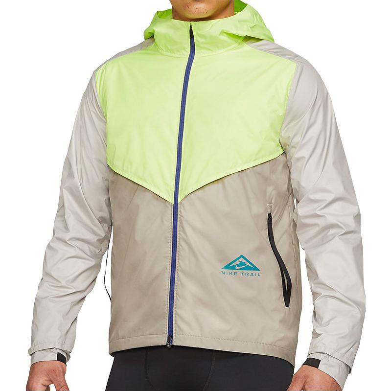 Men's Nike Colorblock Zipper Hooded Running Jacket Colorblock CZ9055-736